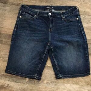 Calvin Klein Jeans Deep Blue Denim Shorts Womens Size 10